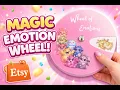 Magic Emotion Wheel Printable DIY Toy for Kids Easy Feelings Wheel Craft