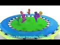 Dinosaurs T-Rex Number Song | CoComelon Nursery Rhymes & Kids Songs