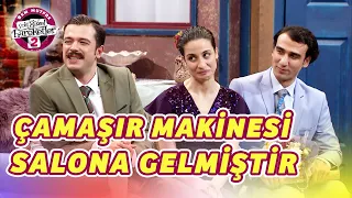 Çamaşır Makinesi Çalışırken Evi Dolaşmak İstiyor (11.Bölüm) - Emaneten Zenginler