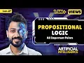 Lec-27 Propositional Logic in Artificial Intelligence Knowledge Representation All Imp Points