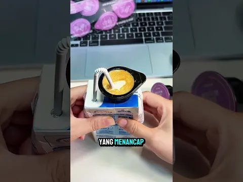 cara masukkan kopi kedalam susu kotak #shortvideo #facts #food #lifehacks