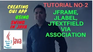 Creating JFrame JLabel JTextField In Swing Java Free Java Course In Hindi