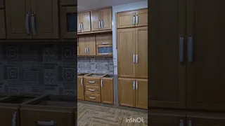 بلاكار مطبخ من خشب الزان Interiordesign Home النظافه Homedecor تصميم 