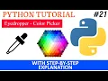 Eyedropper Color Picker Python Tutorial