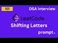 DSA Interview with Meta Engineer Leetcode 848 Shifting Letters