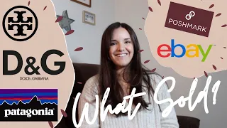 What Sold on Poshmark Ebay Dolce Gabbana Patagonia Tory Burch Abercrombie Fitch MORE