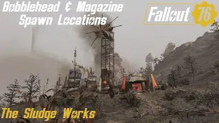 Fallout 76 Bobblehead Magazine Spawn Locations - The Sludge Works