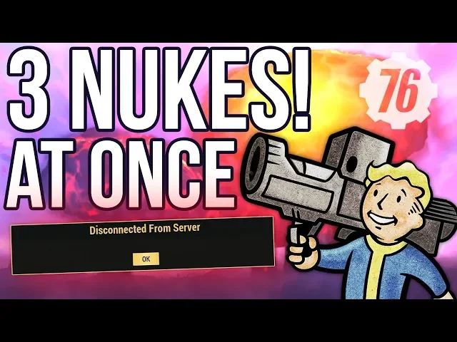 Launching 3 NUKES in Fallout 76 CRASHES THE SERVER