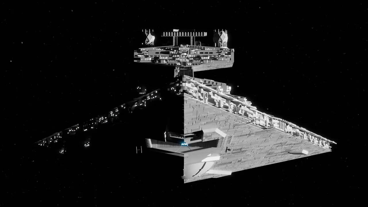 Imperial Star Destroyer Arrival | Blender Animation Test Imperial Star Destroyer Arrival | Blender Animation Test