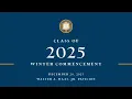 UC Berkeley Winter 2025 Commencement