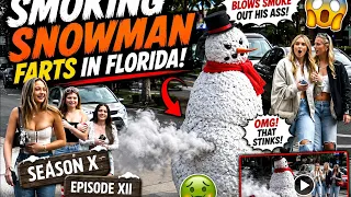 Smoking Snowman Farts In Florida