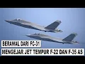 Lagu 2 Jet Tempur Siluman J-35A Terbang Bersamaan, Tandai Kesiapan Produksi Massal