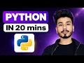Learn Python in Just 20 Minutes Complete Beginner Crash Course