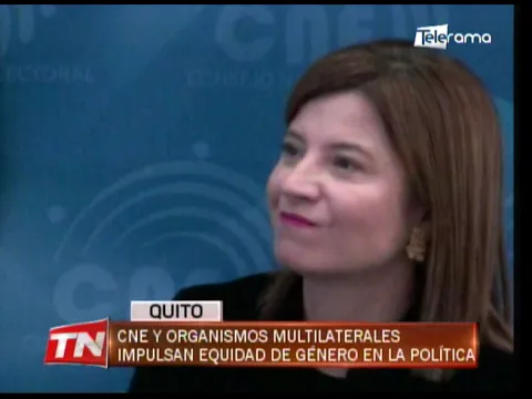 CNE y organizaciones multilaterales impulsan equidad de género en la política