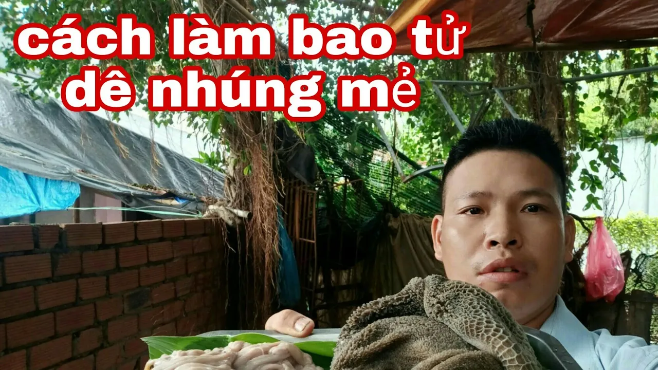 Món bao tử dê nhúng mẻ - Cách làm món bao tử dê nhúng mẻ