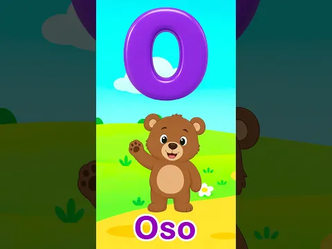 Aprende Abecedario con Animales | O de Oso, P de Perico, Q de Quetzal #shorts