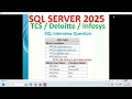 SQL Interview Scenario based SQL interview Question Experienced SQL Interview questions