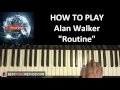Lagu HOW TO PLAY - Alan Walker and David Whistle - Routine (Piano Tutorial Lesson)