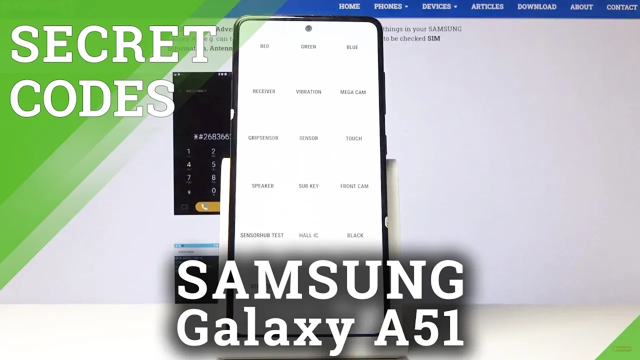 How to Use Secret Codes on Samsung Galaxy A51 – Hidden Features