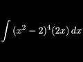 Integral with u substitution x 2 - 2 4 2x