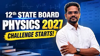 Tamil Nadu 12th State Board Physics 2027 🔥 Preparation Challenge Starts! | Muruga MP