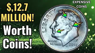2019 P DIMES ROOSEVELT WORTH OVER 12 7 MILLION ONE DIME WORTH MONEY