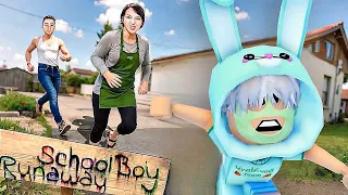 СБЕГАЮ ОТ ЗЛЫХ РОДИТЕЛЕЙ В SCHOOLBOY RUNAWAY В РОБЛОКС!