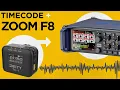 Timecode on Zoom F8 Deity TC-1 Zoom F8