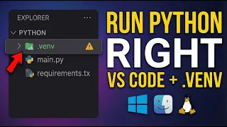 How to Run Python in Visual Studio Code on Windows MAC Linux 2026 Run Python in VS Code