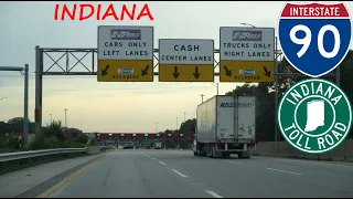Indiana Toll Road Interstate 90 westbound FULL LENGTH