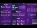 Modern Glassmorphism Company Landing Page Design React vite Tailwind Web Development