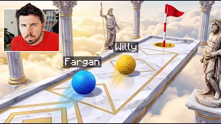 ME ENFADO MUCHO! Quiero pegarle a FARGAN en GOLF IT!