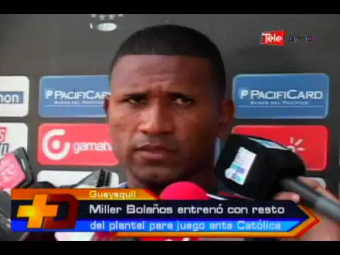 Miller Bolaños entrenó con resto del plantel para juego ante Católica