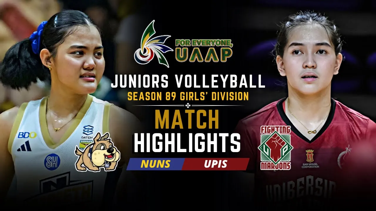 NUNS VS. UPIS Full Game Highlights | UAAP Season 89 Girls' High School Volleyball