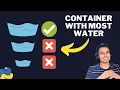 Container With Most Water LeetCode Project Python Brute Force Two Pointer Approach