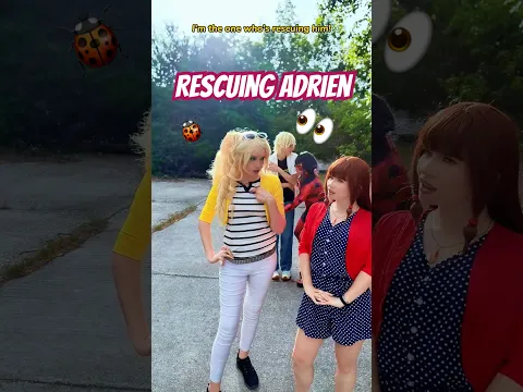 Rescuing Adrien | Ladybug & Adrien & Chloé & Lila #cosplay | Miraculous #mlb #miraculous