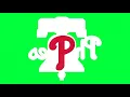 Philadelphia Phillies Green Screen New Logo Loop Chroma Animation