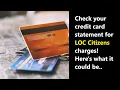 LOC Citizens One Loan Bridgeport CT US credit card charge explained Is it a scam or legit payment