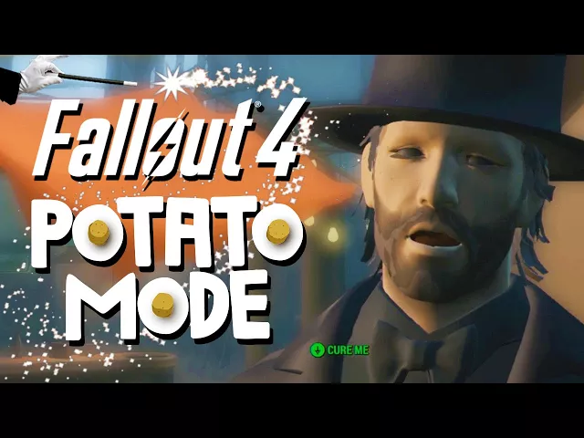 Fallout 4's Textures Put On A Disappearing Act | Potato Mode