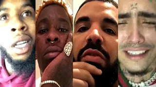 Download Rappers React To Juice WRLD Death - Drake, Weeknd, Trippie Redd MP3