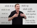 Lagu 15 PHRASAL VERBS with “STICK”: stick up, stick out, stick to, stick with...