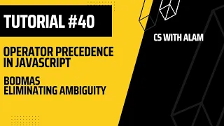 Operator Precedence in JavaScript Web Development Tutorial