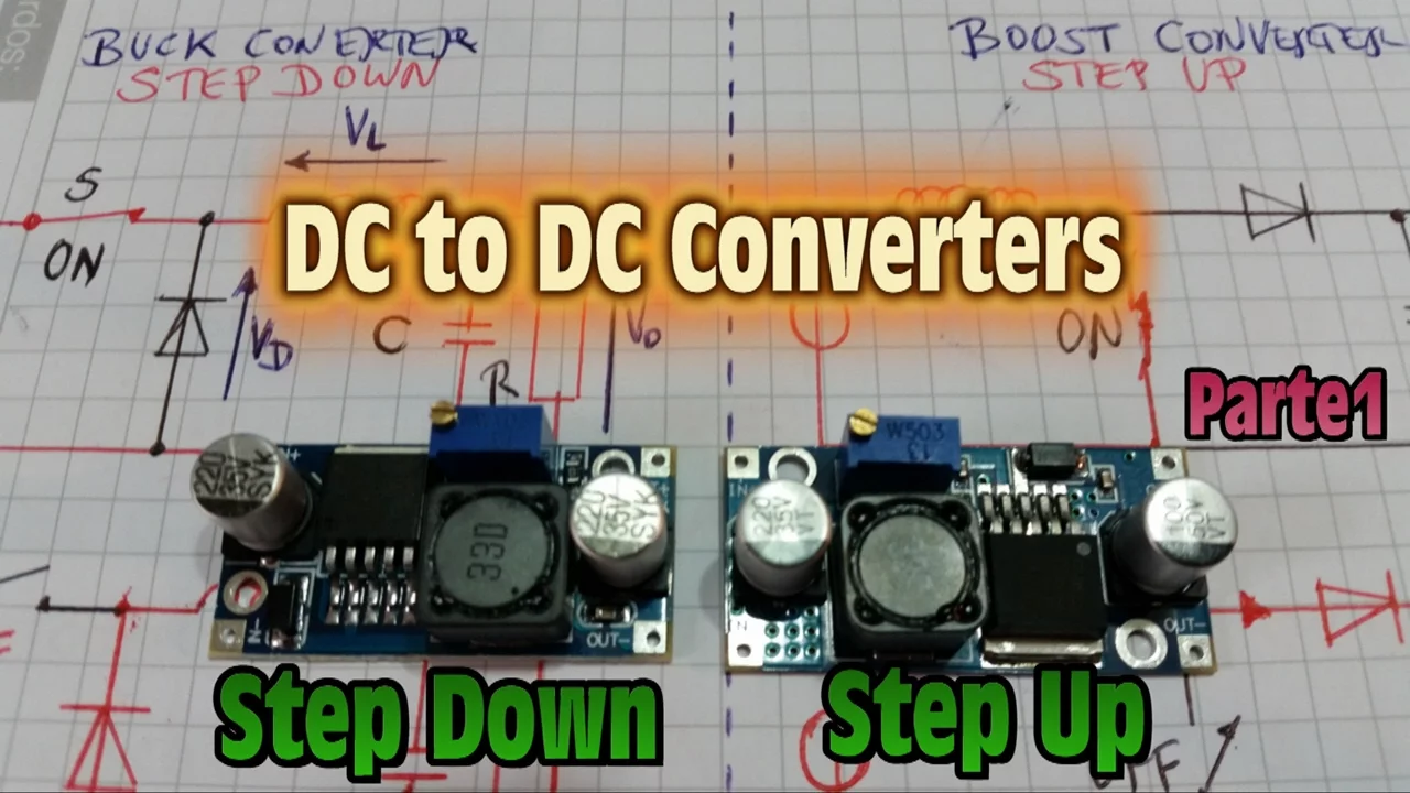 DC to DC Converters - Modulos Step Up - Step Down - Parte1