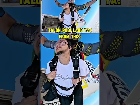 Talon pogi lang ya #skydivedubai #skydive #skydiving