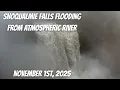 11-1-2025 Snoqualmie WA Snoqualmie Falls Flooding from Atmospheric River