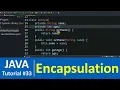 Java Tutorial - Encapsulation and Data Hiding in Java Programming OOPS