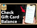 How To Check Amazon Gift Card Balance