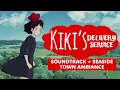 Download Lagu Kiki's Delivery Service Music \u0026 Ambiance - Soundtrack, Studio Ghibli Music, Seaside Ambiance