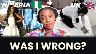 I had a thriving fashion business in Nigeria, but I'm now struggling abroad