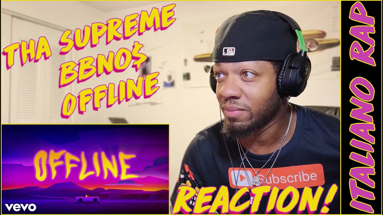 🔥ITALY STAND UP!🔥 | tha Supreme - 0ffline (Lyric Video) ft. bbno$ | REACTION!! (ita subtitles)